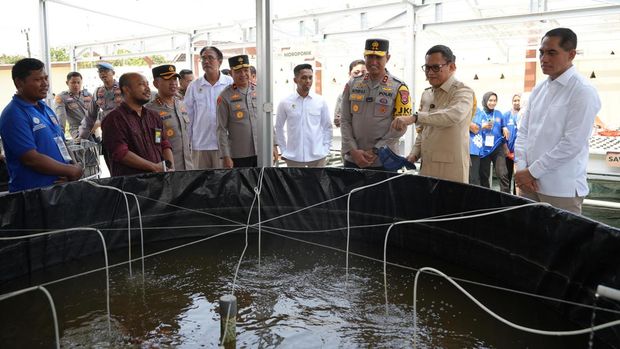 Kapolda Banten dan Menteri P2MI kunjungi balai Poliran. (dok. ist)