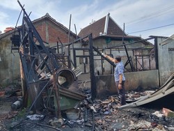 Pabrik Kerupuk di Wantilgung Blora Ludes Terbakar, Kerugian Ratusan Juta