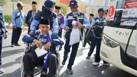 Kloter 1 Jemaah Calon Haji Tiba di Madinah
