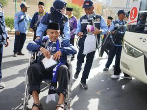 Kloter 1 Jemaah Calon Haji Tiba di Madinah