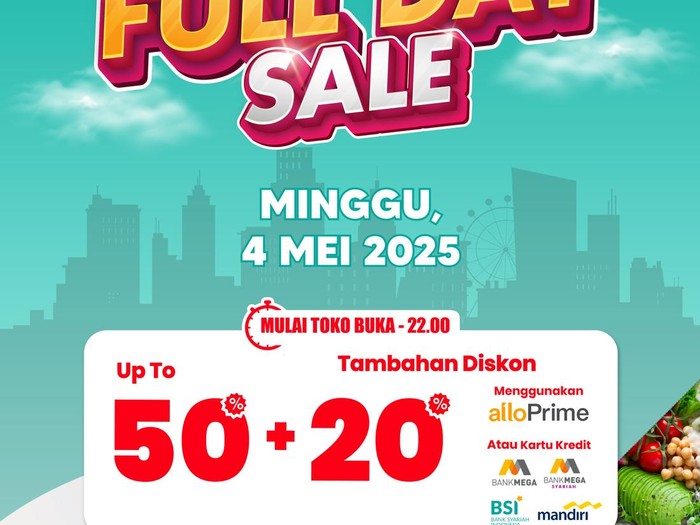 Transmart Full Day Sale 4 Mei Transmart Full Day Sale 4 Mei