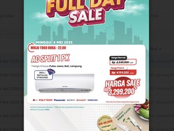 AC Split 1 PK Hemat Jutaan Rupiah di Transmart Full Day Sale