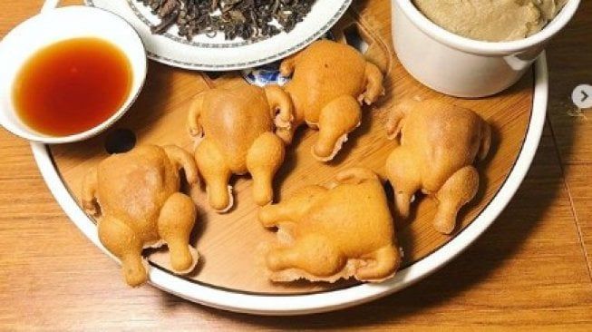 Unik! Kreasi Pancake Bentuk Ayam Panggang hingga Waffle Mr P