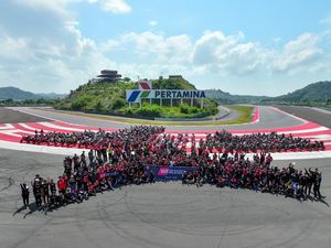 Ratusan Moge Ducati Padati Mandalika! Ratusan Moge Ducati Padati Mandalika!