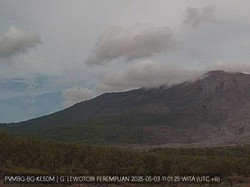 Gunung Lewotobi Perempuan Keluarkan Gas Beracun, Warga Diminta Menjauh