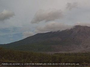 Gunung Lewotobi Perempuan Keluarkan Gas Beracun, Warga Diminta Menjauh Gunung Lewotobi Perempuan Keluarkan Gas Beracun, Warga Diminta Menjauh