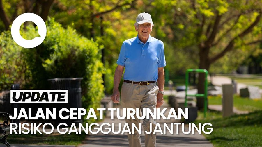 Video Hasil Studi: Rutin Jalan Cepat Turunkan Risiko Gangguan Irama Jantung
