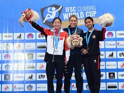 Kejutan Manis Atlet Muda RI di Piala Dunia Panjat Tebing 2025 di Bali