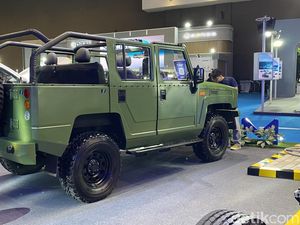 Tampang Sangar Mobil Listrik Militer MAB Birawa Tampang Sangar Mobil Listrik Militer MAB Birawa