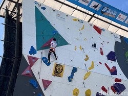 Rizky Simatupang Lolos ke Final Kategori Lead Piala Dunia Panjat Tebing