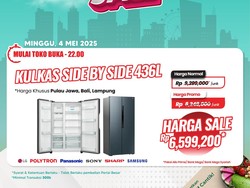 Kulkas Jumbo di Transmart Full Day Sale Diskon Gede-gedean, Bisa Hemat Rp 2,6 Juta