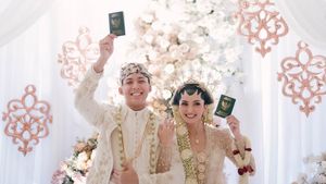 7 Foto Pernikahan Valerie Tifanka & Iptu Mochammad Andhika, Kental Adat Jawa
