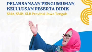 Kelulusan SMA/SMK Jateng Online, Wisuda Dilarang Dulu
