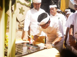 Bupati Badung Karya Ngenteg Linggih di Pura Dalem Kediri Desa Adat Sading