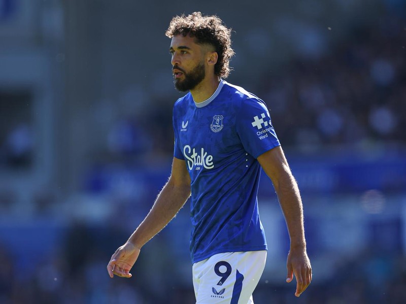 LIVERPOOL, ENGLAND - MAY 03: Dominic Calvert-Lewin of Everton during the Premier League match between Everton FC and Ipswich Town FC at Goodison Park on May 03, 2025 in Liverpool, England. (Photo by James Gill - Danehouse/Getty Images)