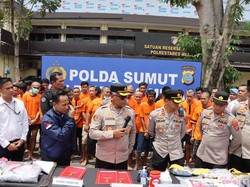 Polrestabes Medan Ungkap 61 Kasus Pencurian Selama April 2025