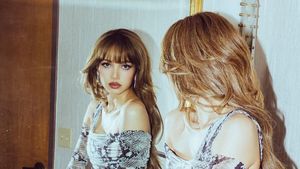 7 Gaya Liar Lisa BLACKPINK Duet Bareng Maroon 5, Pakai Dress Kulit Ular