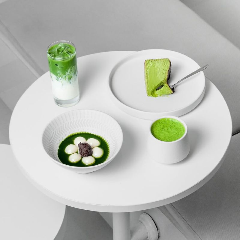kafe matcha gres di Jakarta
