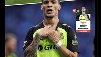 Inilah gol Antony di menit-menit akhir untuk bikin Real Betis menang 2-1 di markas Espanyol. Foto: dok. Internet/X (Twitter)