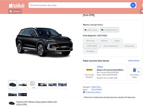 Mobil listrik Polytron
