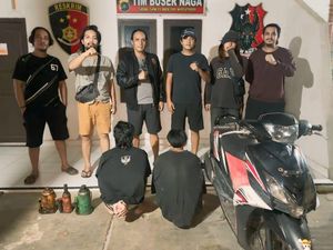 Dua Pemuda di Pangkalpinang Ditangkap Polisi Usai Bobol Bengkel Mobil