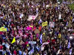 Video Warga Israel Demo Minta Netanyahu Setop Serang Gaza-Bebaskan Sandera