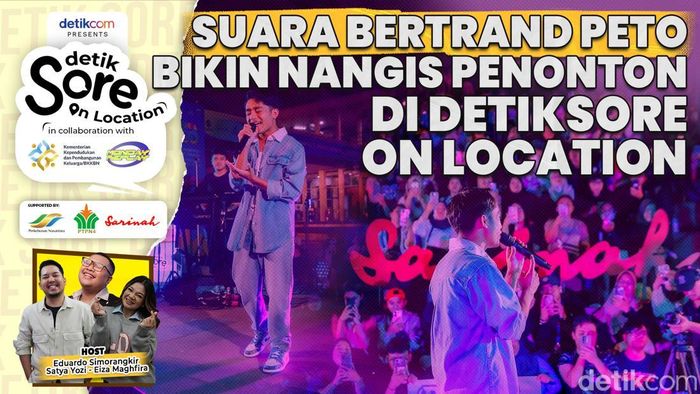 Bertrand Peto Hingga Manusia Aksara Tutup detikSore On Location di Sarinah