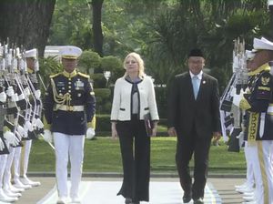 8 Dubes Negara Sahabat Beri Surat Kepercayaan ke Prabowo di Istana