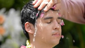 10 Potret Maxime Bouttier Jalani Sungkeman dan Siraman Jelang Nikah