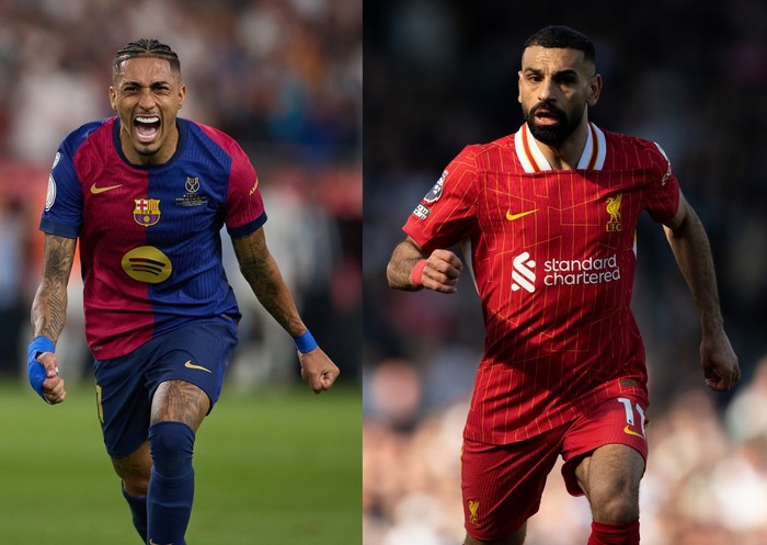 Raphinha vs Mohamed Salah Raphinha vs Mohamed Salah