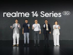 Realme 14 Series Debut di RI, Smartphone Gaming Next Level Kelas Mid Range Realme 14 Series Debut di RI, Smartphone Gaming Next Level Kelas Mid Range
