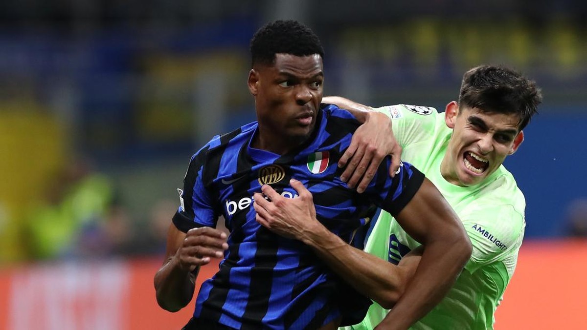 Inter Milan vs Barcelona di semifinal Liga Champions. (Foto: Getty Images/Marco Luzzani)