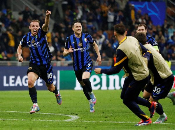 Euforia Pemain Inter Milan Melaju ke Final Liga Champions