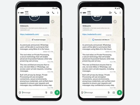 Fitur rangkum pesan di WhatsApp Fitur rangkum pesan di WhatsApp