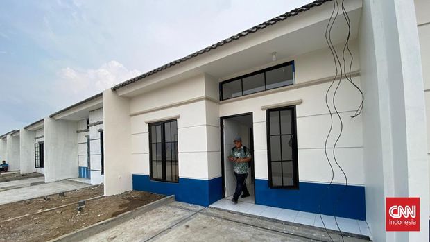Unit rumah subsidi untuk jurnalis di Gran Harmoni Cibitung, Kabupaten Bekasi, Jawa Barat, Selasa, 7 Mei 2025.