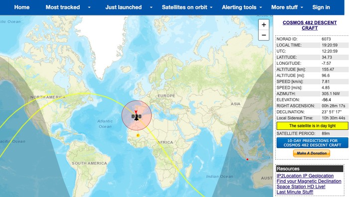 Satelit mau jatuh ke Bumi Satelit mau jatuh ke Bumi satelit Soviet
