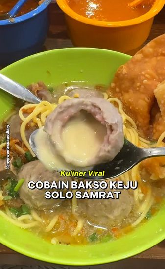 rekomendasi bakso keju yang viral