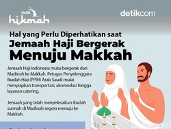 Hal yang Perlu Diperhatikan saat Jemaah Haji Bergerak Menuju Makkah