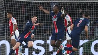 Arsenal harus selesai jadi semifinalis di Liga Champions musim ini, setelah disingkirkan PSG 1-3 (Getty)