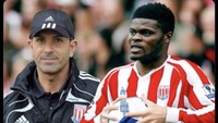 Kalau Stoke City dulu mengandalkan Rory Delap, Arsenal punya Thomas Partey yang ditugaskan melempar bola jarak jauh. (Foto: Twitter)