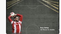 Strategi Arsenal mengingatkan penggemar dengan Stoke City era 2000-an, tim yang mengandalkan assist lemparan jarak jauh Rory Delap. (Foto: Twitter)