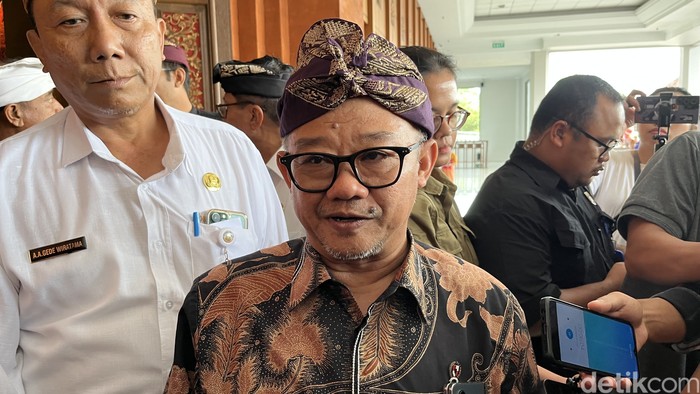 Mendikdasmen Abdul Muti Menteri Pendidikan Dasar dan Menengah (Mendikdasmen) Abdul Muti di Dharma Negara Alaya, Denpasar, Kamis (8/5/2025).