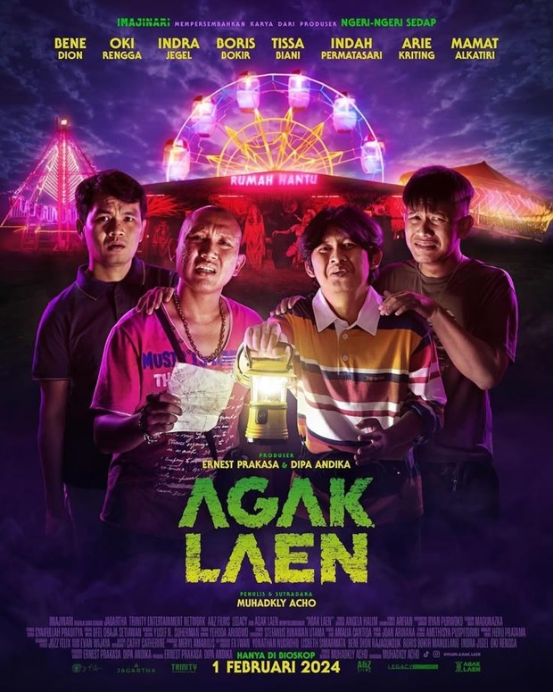 Poster film 'Agak Laen'/ Foto: imdb.com Poster film 'Agak Laen'