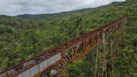 Potret Jembatan Kereta Api Terpanjang di Indonesia yang Bakal Diaktifkan Lagi
