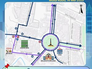 Rekayasa Lalin Baru, Jalan Kahuripan-Tumapel Malang Jadi Satu Arah Rekayasa Lalin Baru, Jalan Kahuripan-Tumapel Malang Jadi Satu Arah