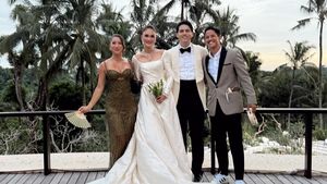 10 Foto Gaya Stylish Artis yang Kondangan ke Pernikahan Luna Maya