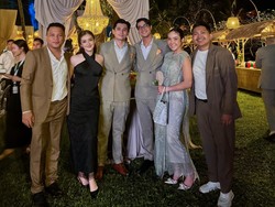 Kebersamaan Gisella Anastasia & Cinta Brian di Nikahan Luna Maya, Curi Atensi