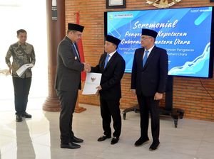 Gubsu Bobby Lantik 2 Dewas Perumda Tirtanadi Gubsu Bobby Lantik 2 Dewas Perumda Tirtanadi