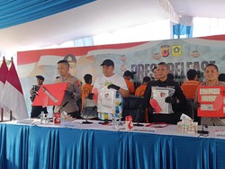 Polres-Polresta Bogor Amankan 109 Kendaraan dari Premanisme Berkedok Matel