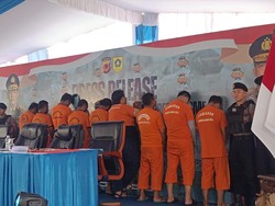 Polres-Polresta Bogor Tetapkan 9 Tersangka Premanisme Berkedok Mata Elang